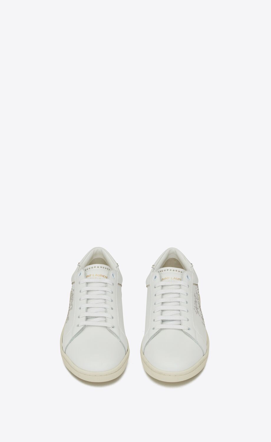 SL/08 lowtop sneakers in smooth leather Saint Laurent
