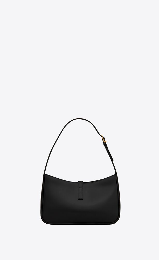 Saint Laurent Le 5 A 7 Mini Hobo In Vegetable-tanned Leather Womens Bags Hobo bags and purses 