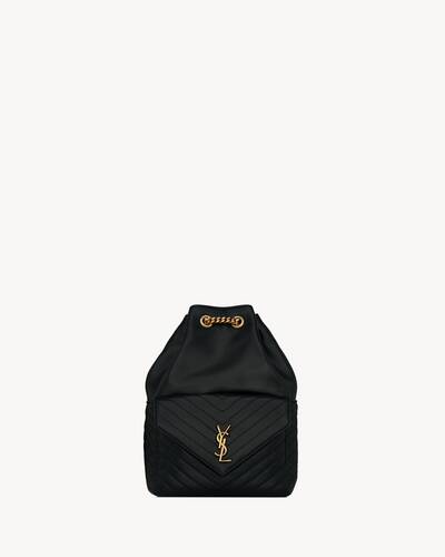 YSL バッグ Yves Saint Laurent Black Crocodile Effect Leather Kaia Belt