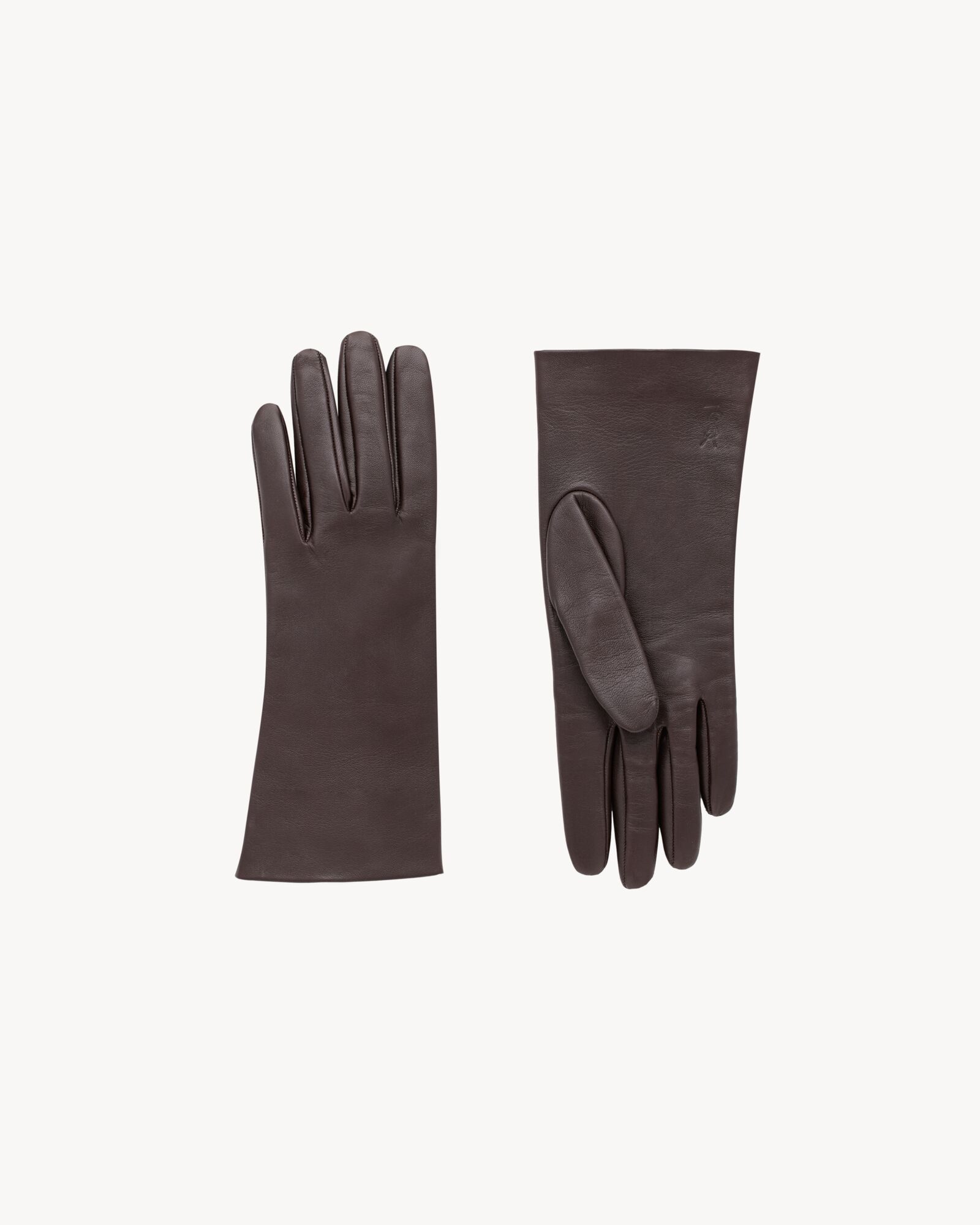 CASSANDRE GLOVES IN LEATHER AND SILK | Saint Laurent | YSL.com