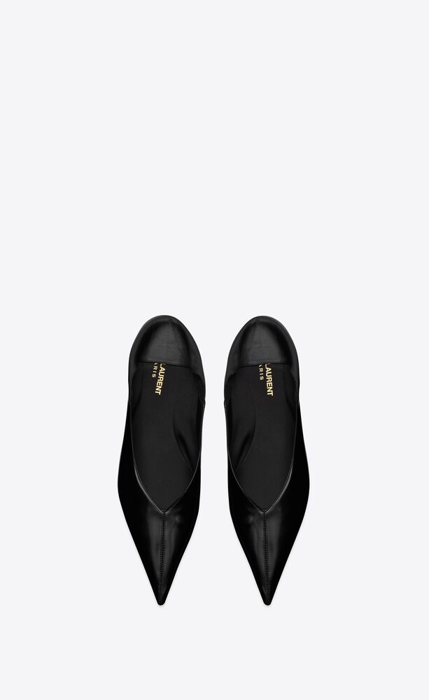 NOUR slippers in leather | Saint Laurent | YSL.com