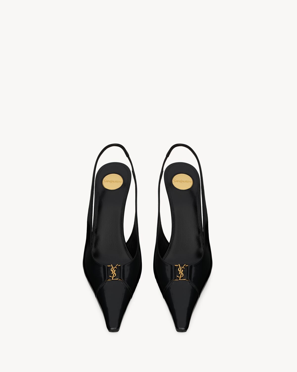 BABYLONE BRETEUIL slingback pumps in smooth leather main image 0