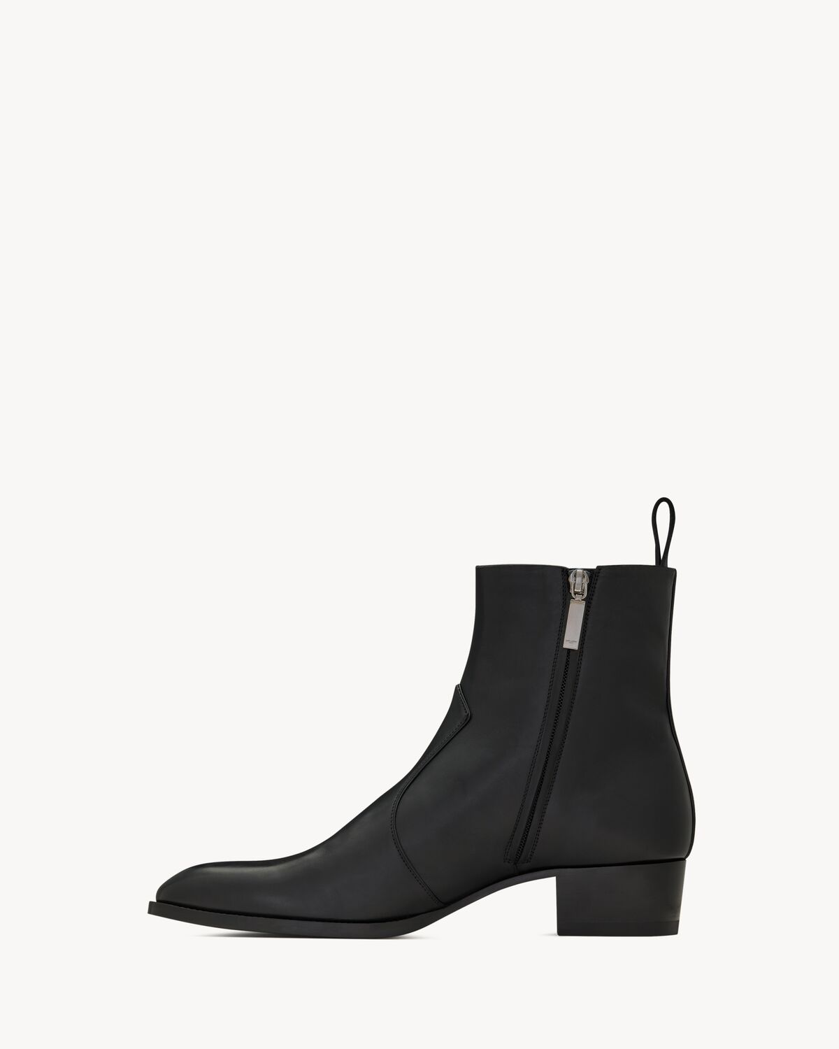 WYATT boots en cuir lisse