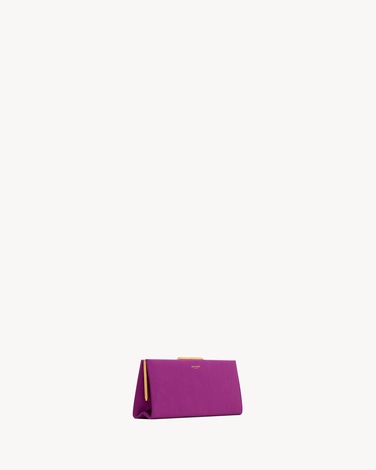 midnight small clutch in satin