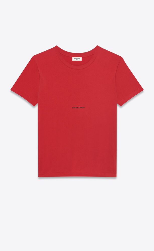 saint laurent red shirt