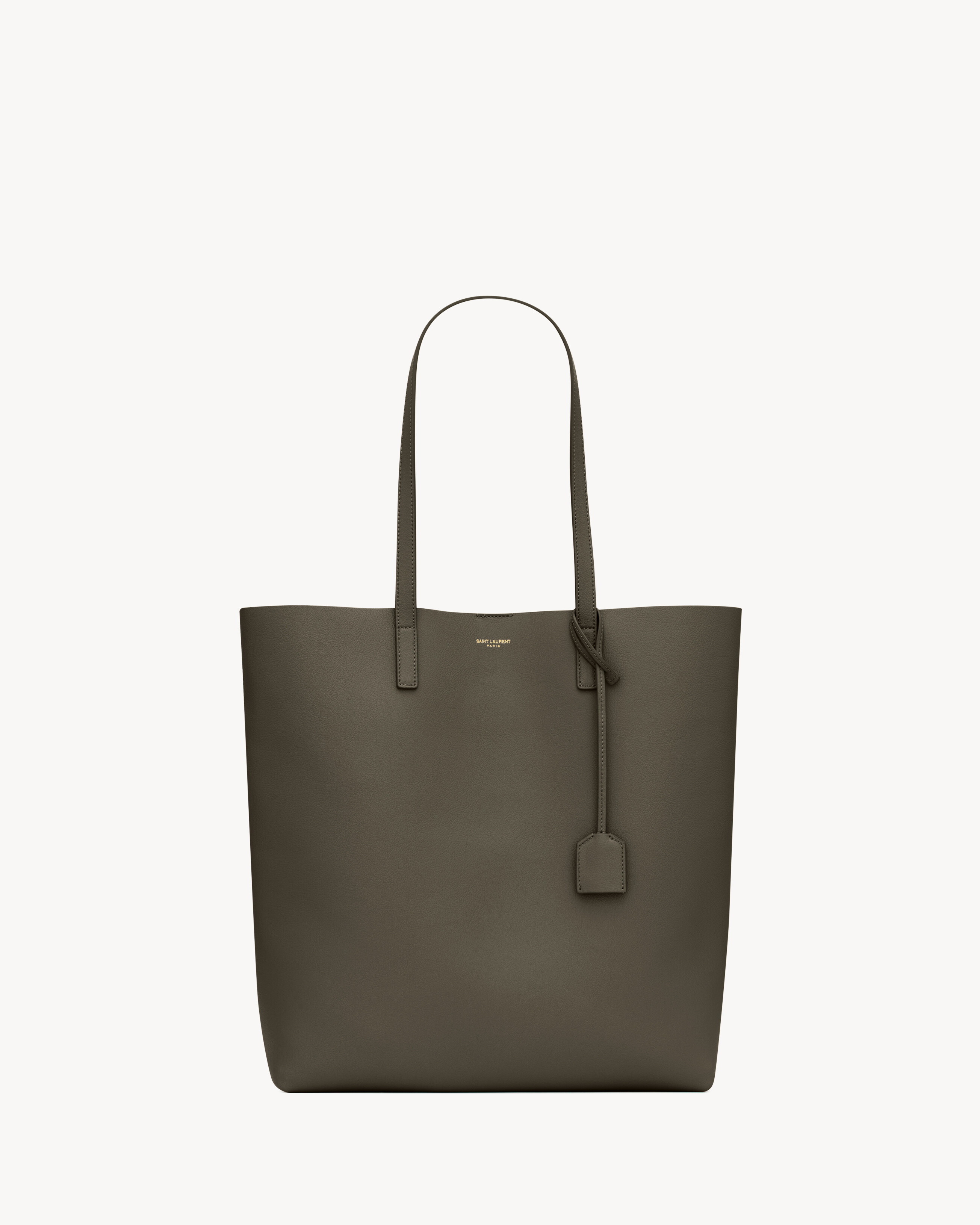 Shopping Saint Laurent N/S aus schwarzem leder