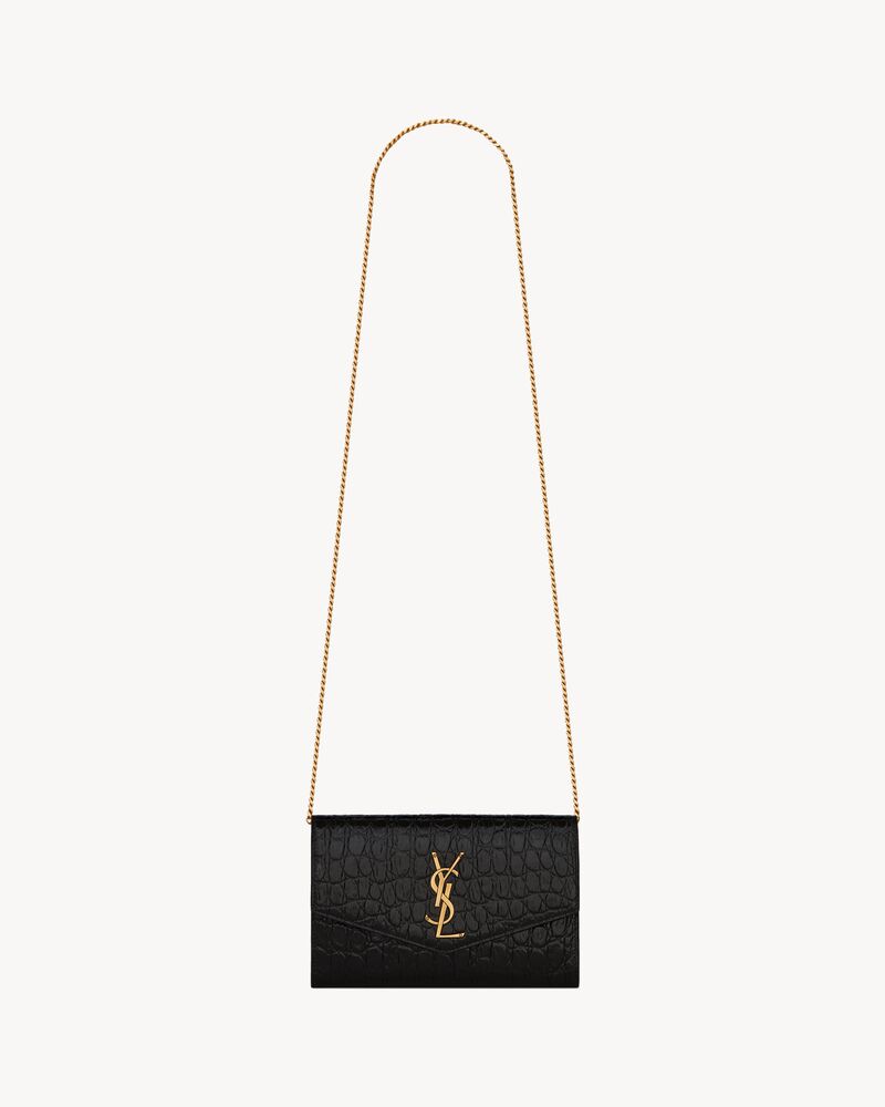 ysl uptown chain wallet