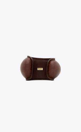 cushion cuff in leather