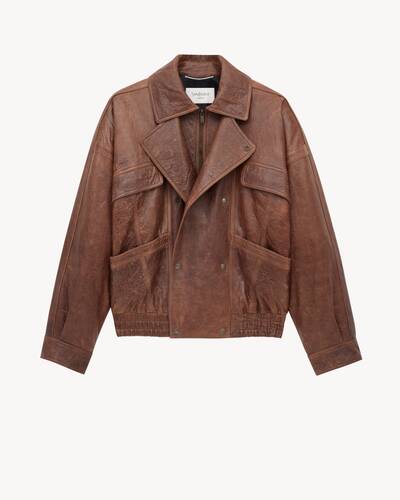 サンローラン　スエード　ジャケット　赤 レッド（赤）系 S Saint Laurent(サンローラン) アウター