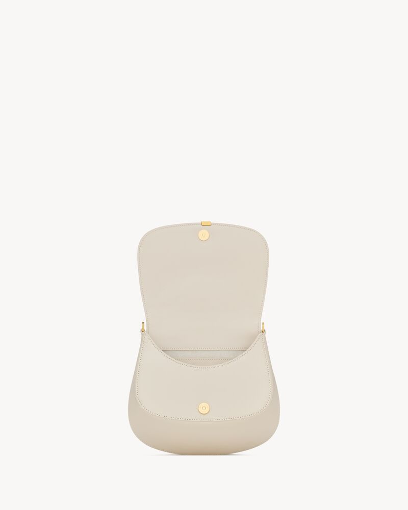 mini VOLTAIRE TOP HANDLE bolsa em couro BOX SAINT LAURENT