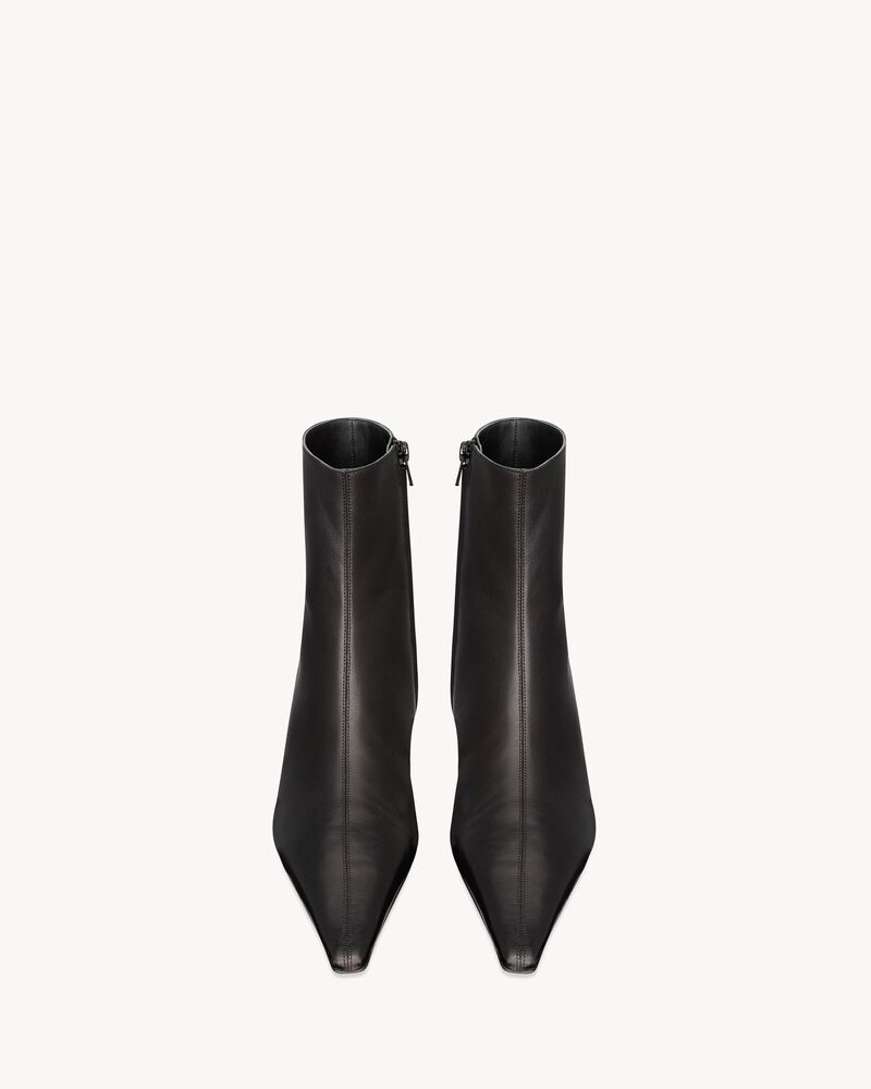 JILL bottines en cuir lisse