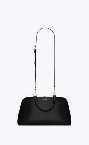 sac de jour small duffle in shiny leather