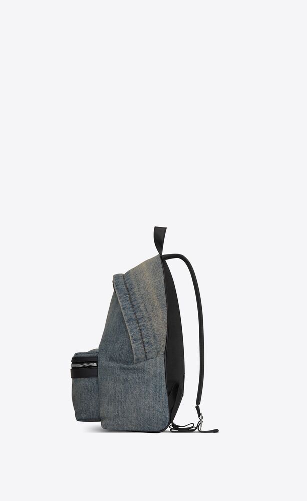 saint laurent denim backpack