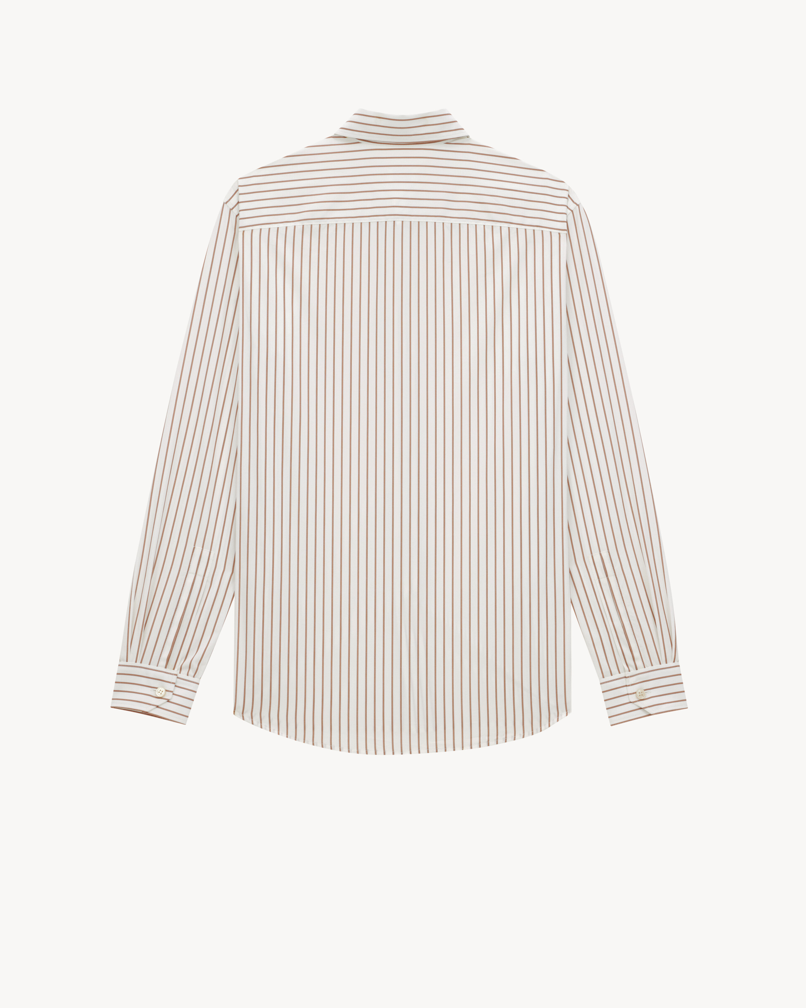 CASSANDRE shirt in striped cotton poplin