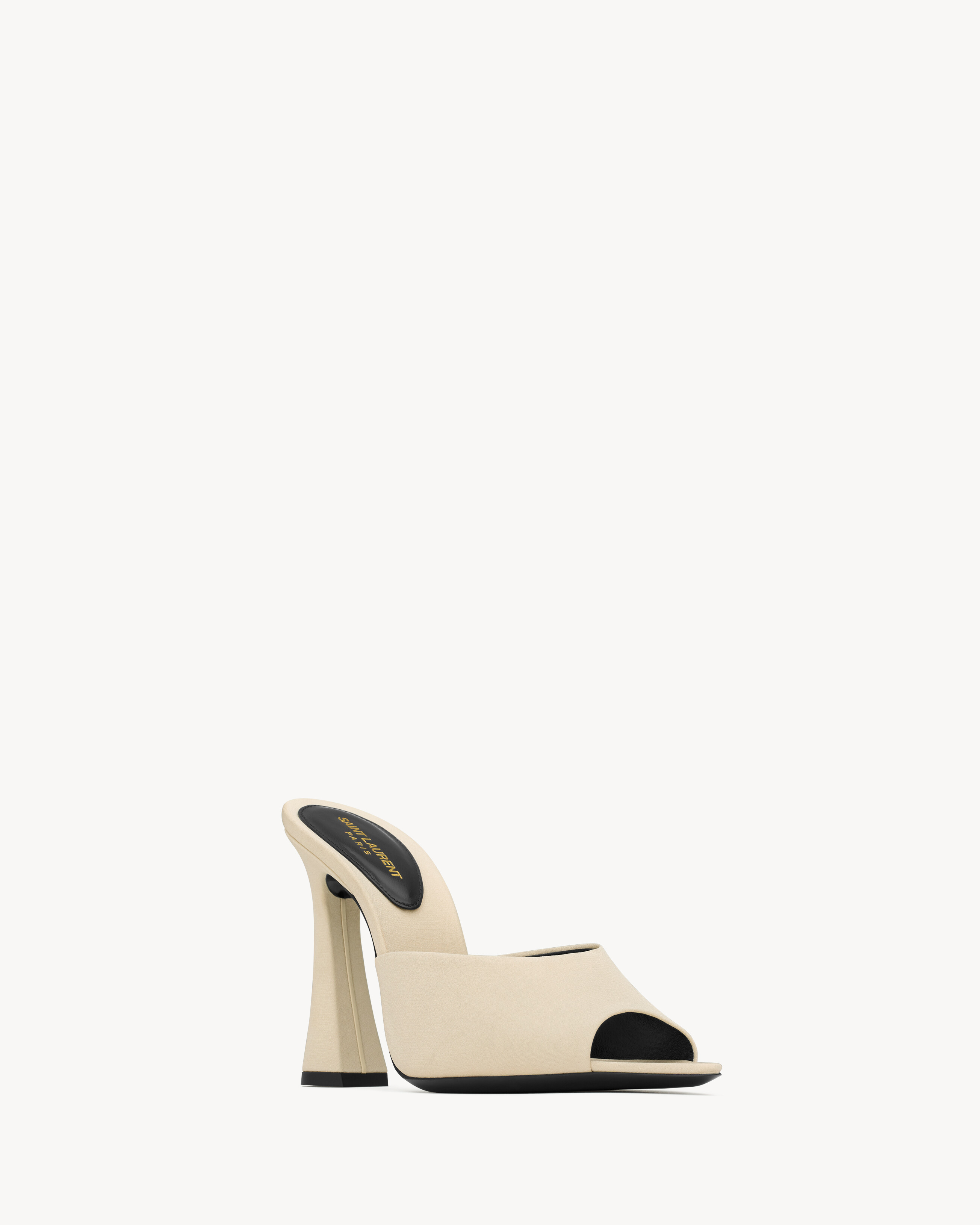 SUITE mules in crepe de chine