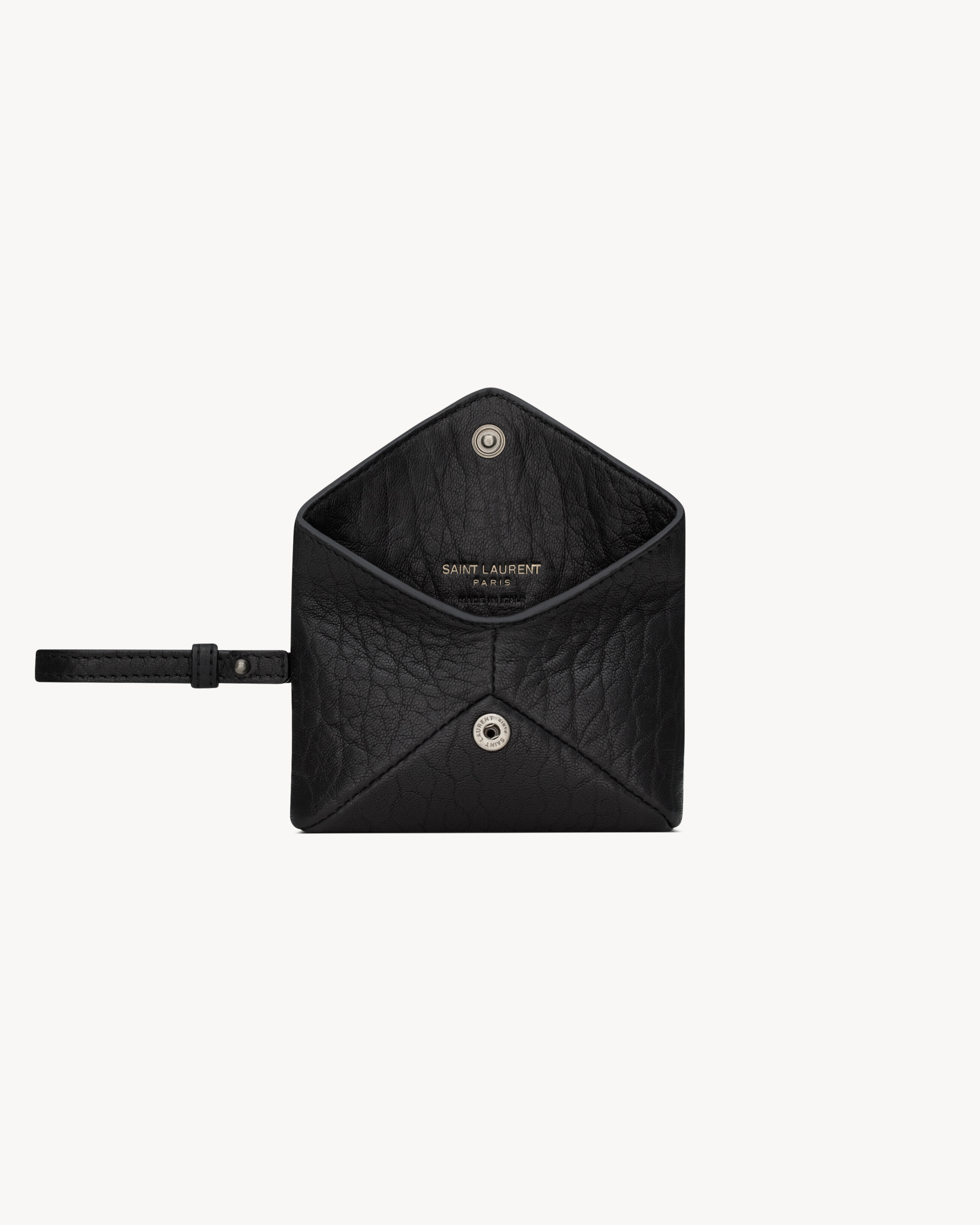 CASSANDRE micro envelope in grained leather