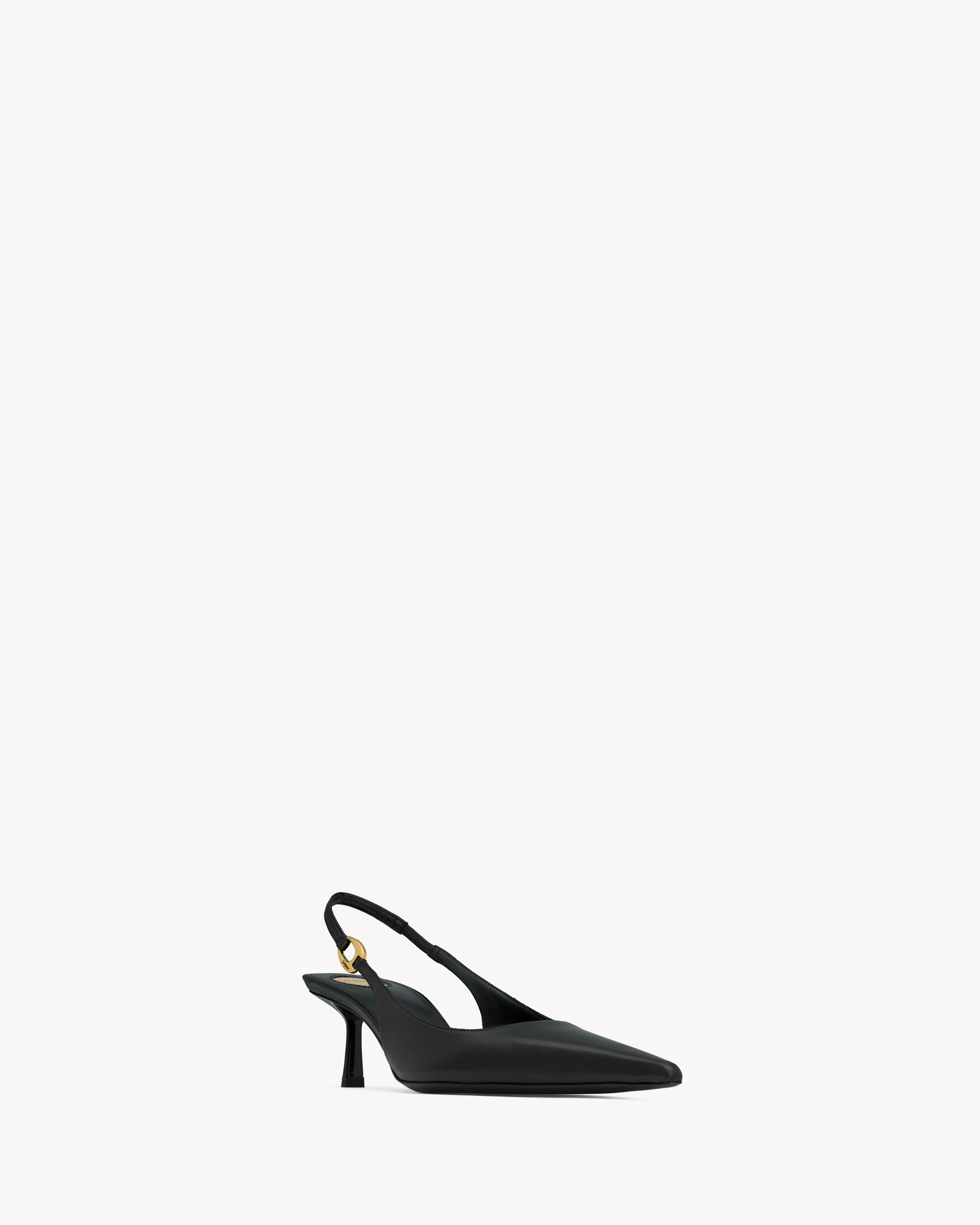 vendome slingback pumps in smooth leather