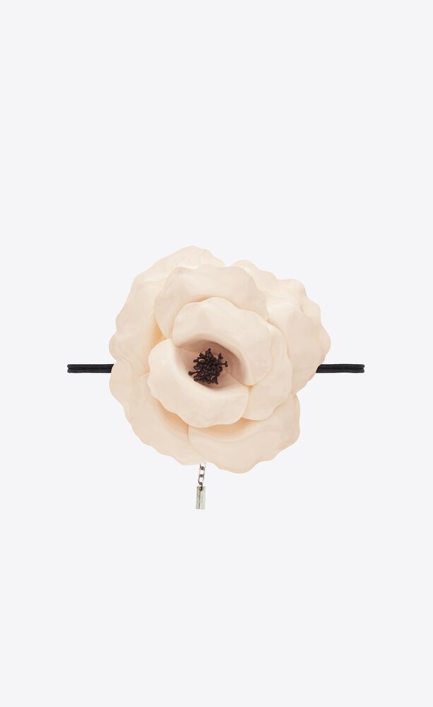 ysl flower choker