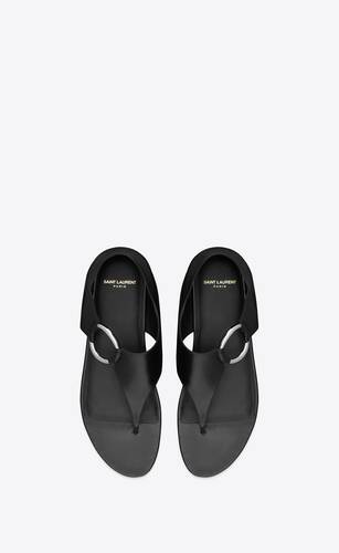 XSL sandals in smooth leather | Saint Laurent | YSL.com