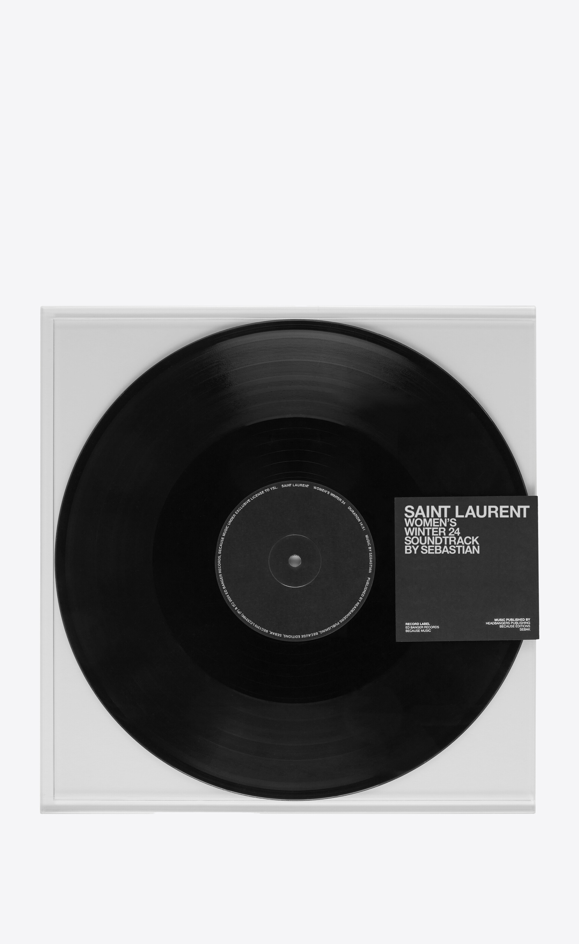 SAINT LAURENT WOMEN'S WINTER 2024 SOUNDTRACK BY SEBASTIAN