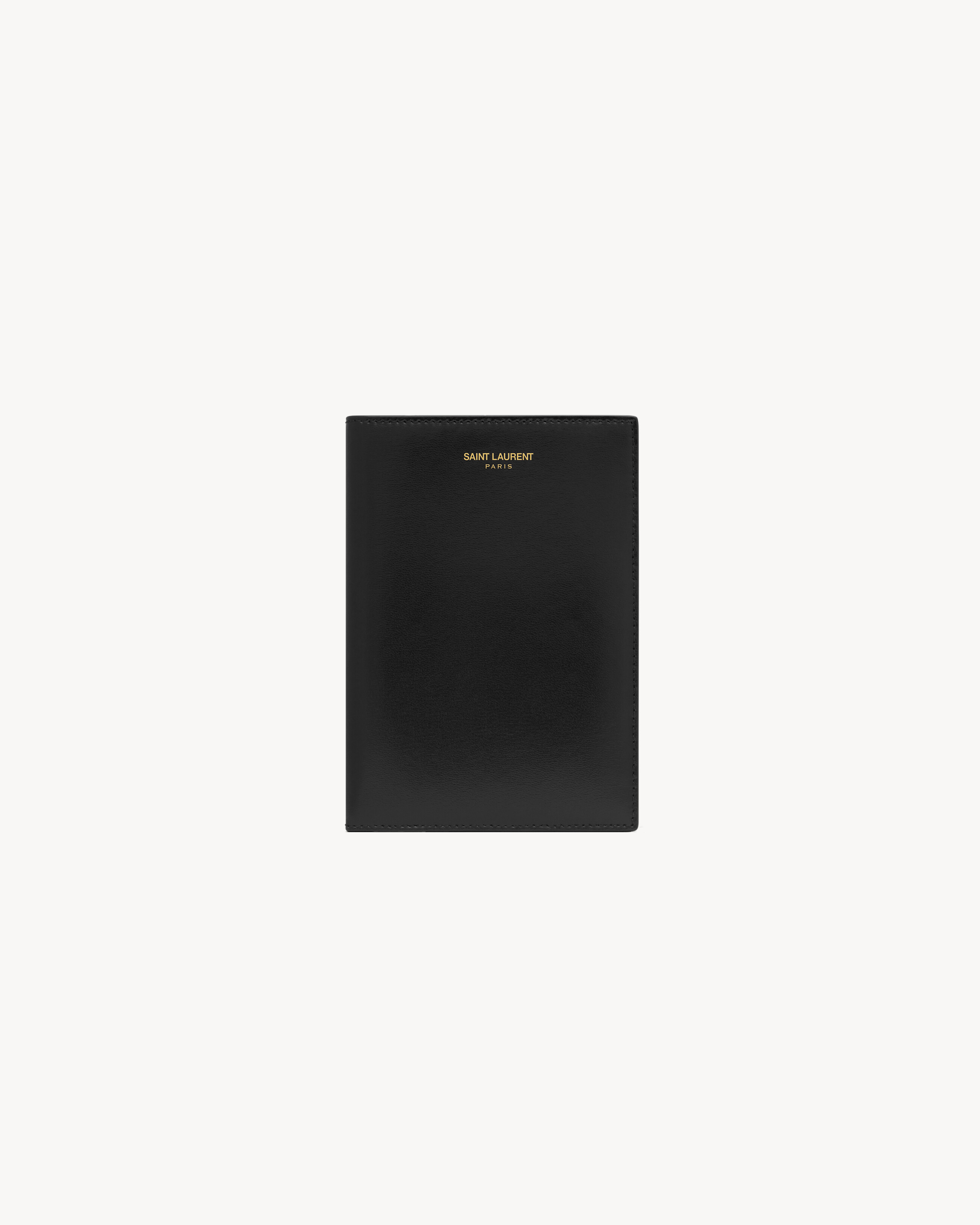 SAINT LAURENT PARIS PASS-ETUI AUS LACKIERTEM LEDER