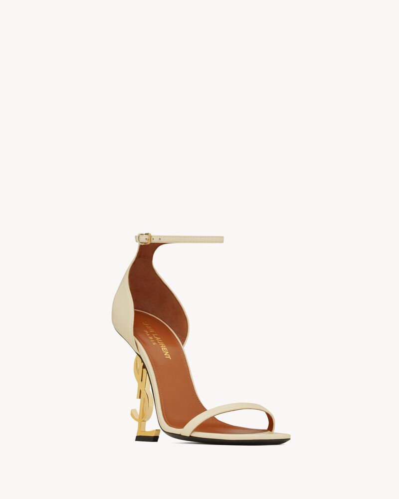 Ysl metallic sandals Clearance