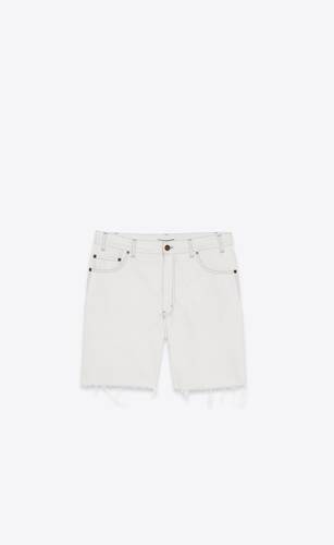 baggy shorts in grey off-white denim