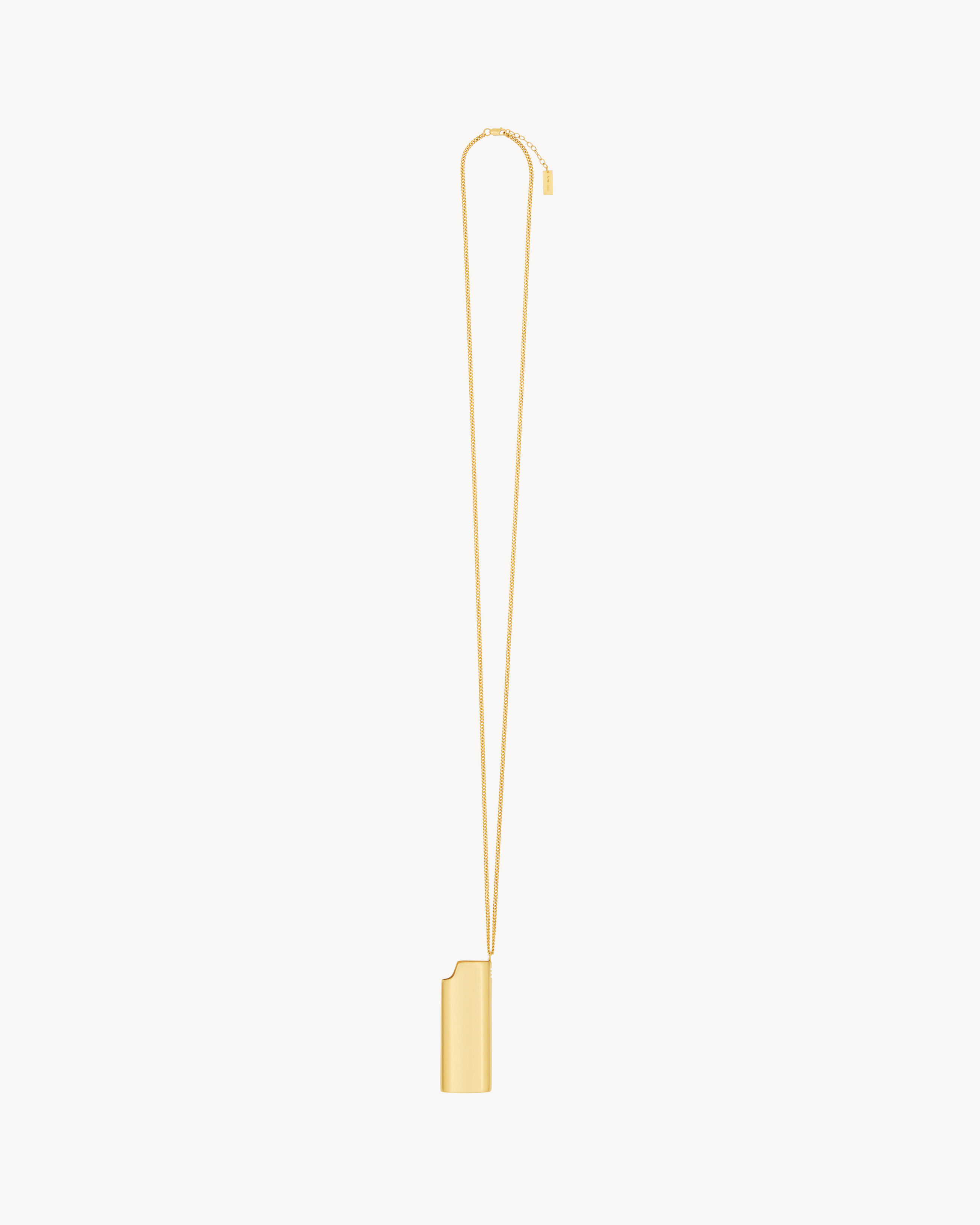 LIGHTER HOLDER NECKLACE in 18K yellow gold