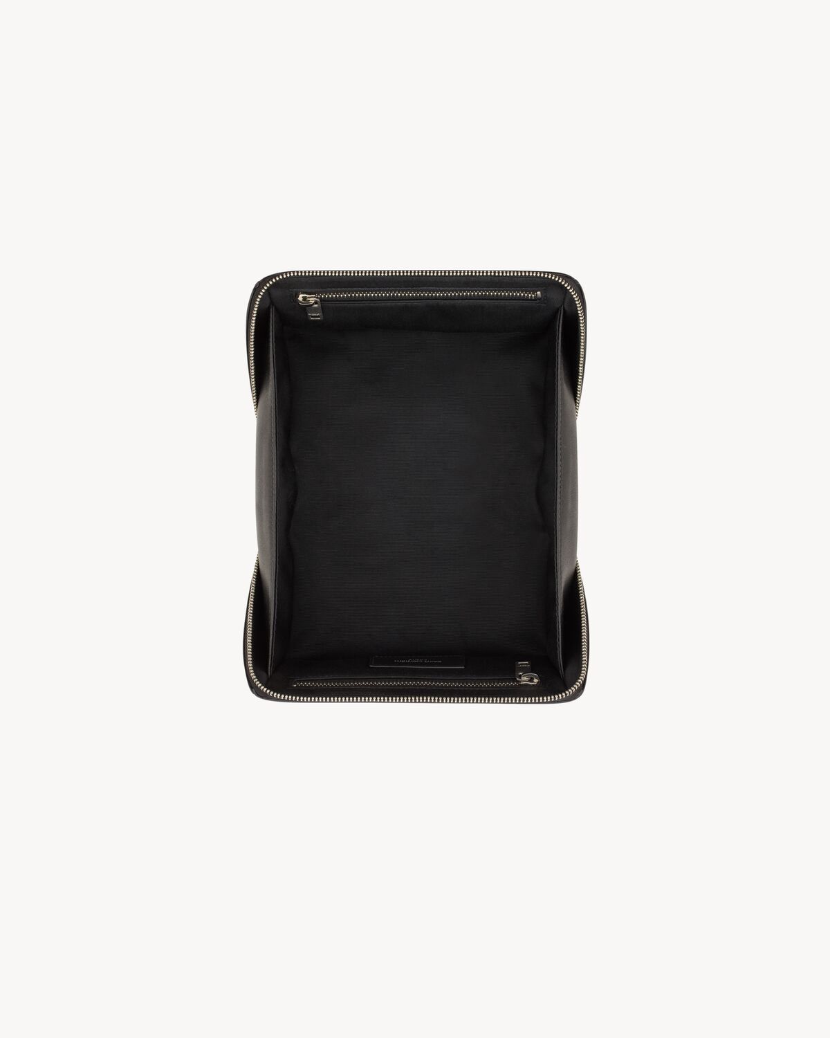 saint laurent paris small vanity case in smooth leather