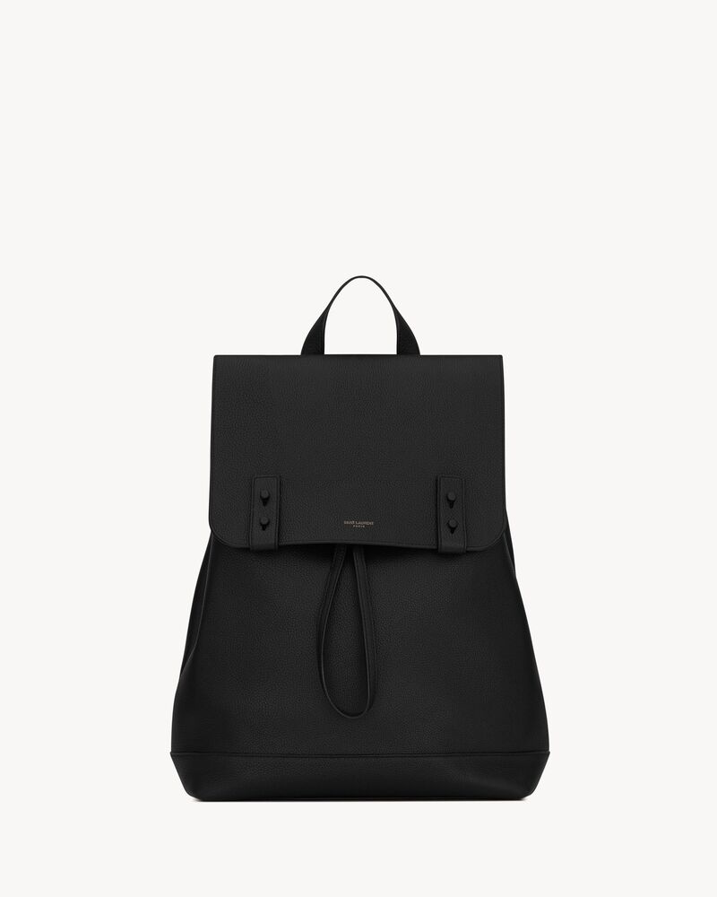 sac de jour backpack in grained leather