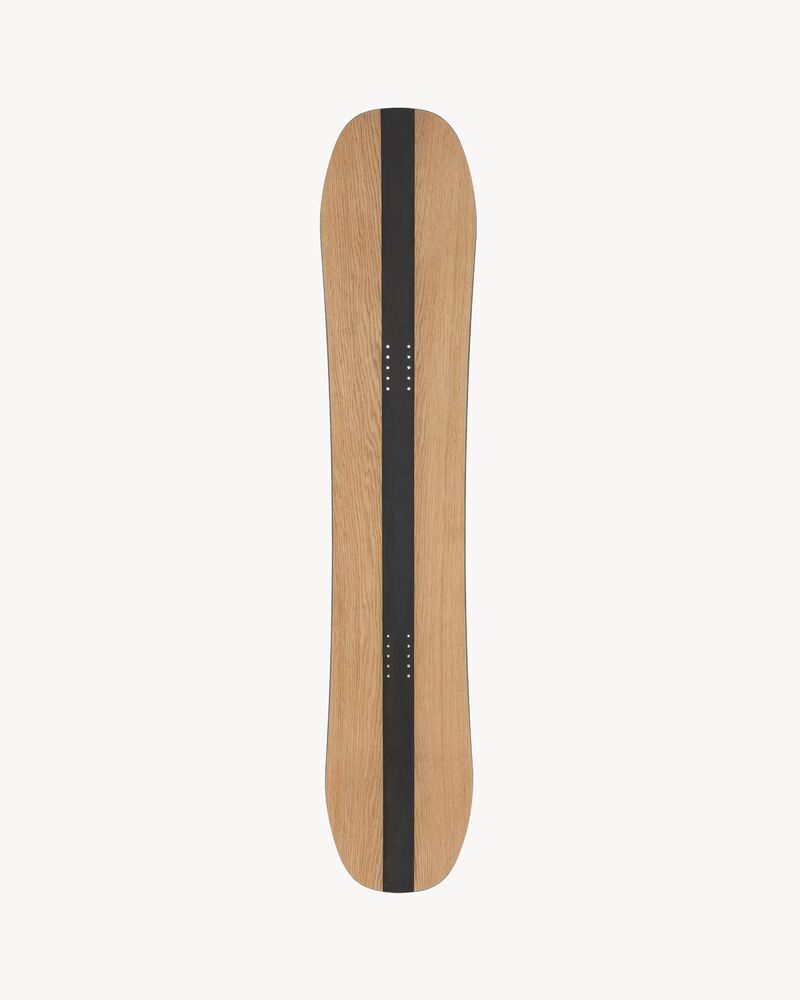 Zai snowboard Saint Laurent en bois et gomme