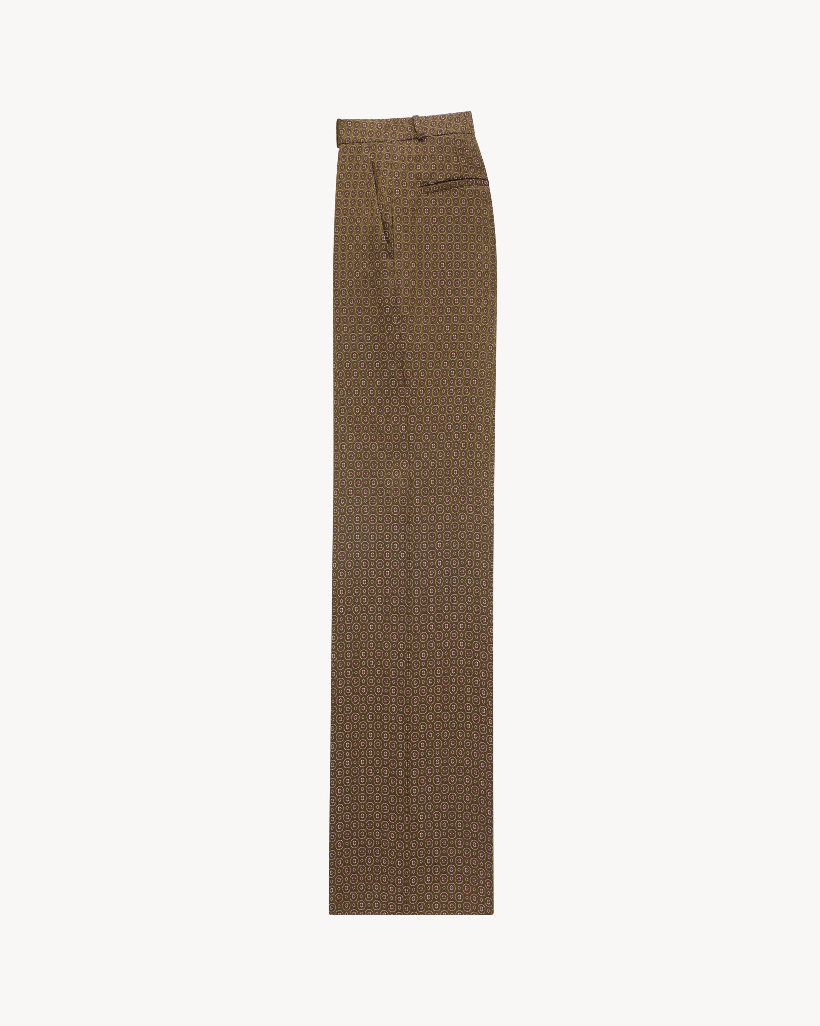 medallion pants in jacquard