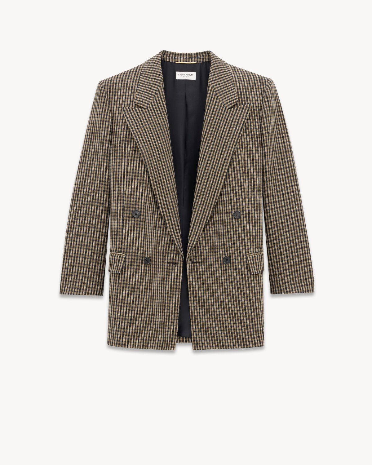 jacket in vichy wool