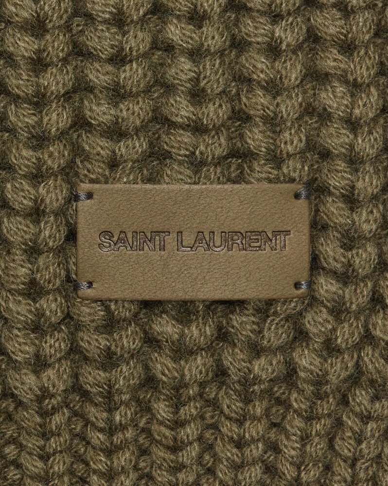 knit signature scarf in cashmere