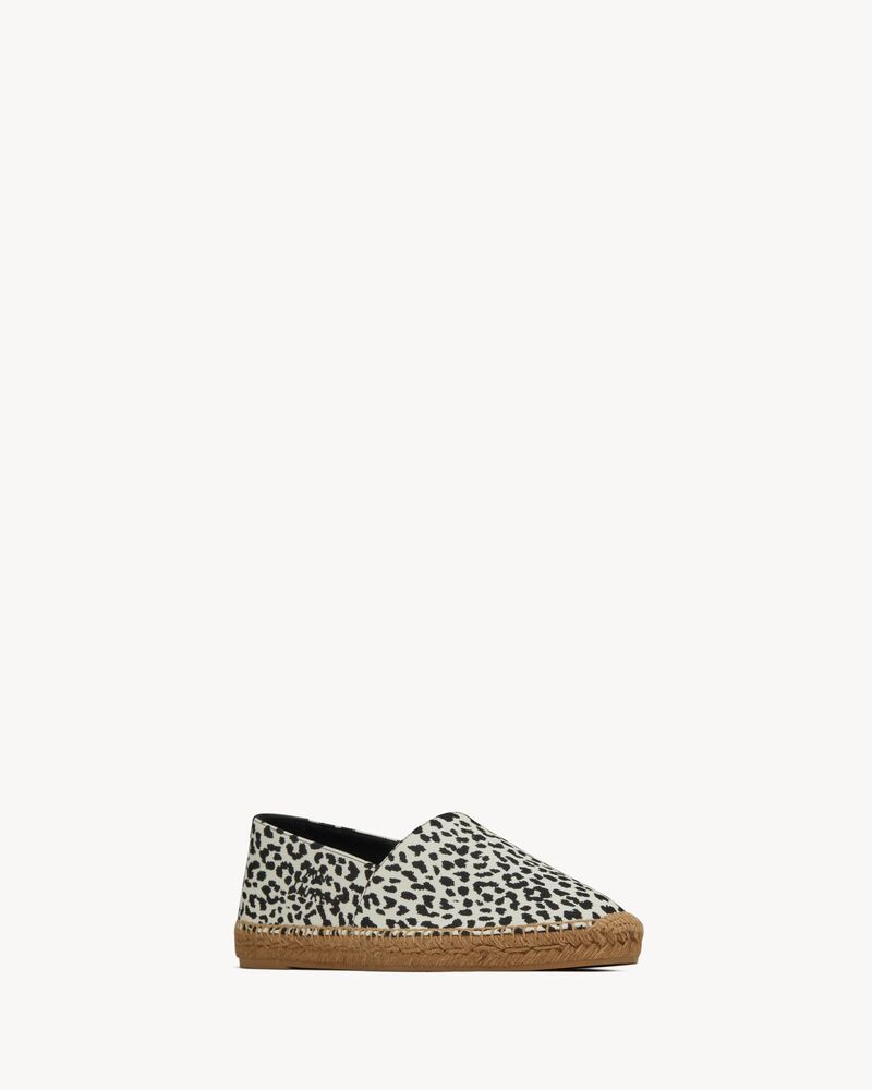 saint laurent embroidered canvas espadrilles