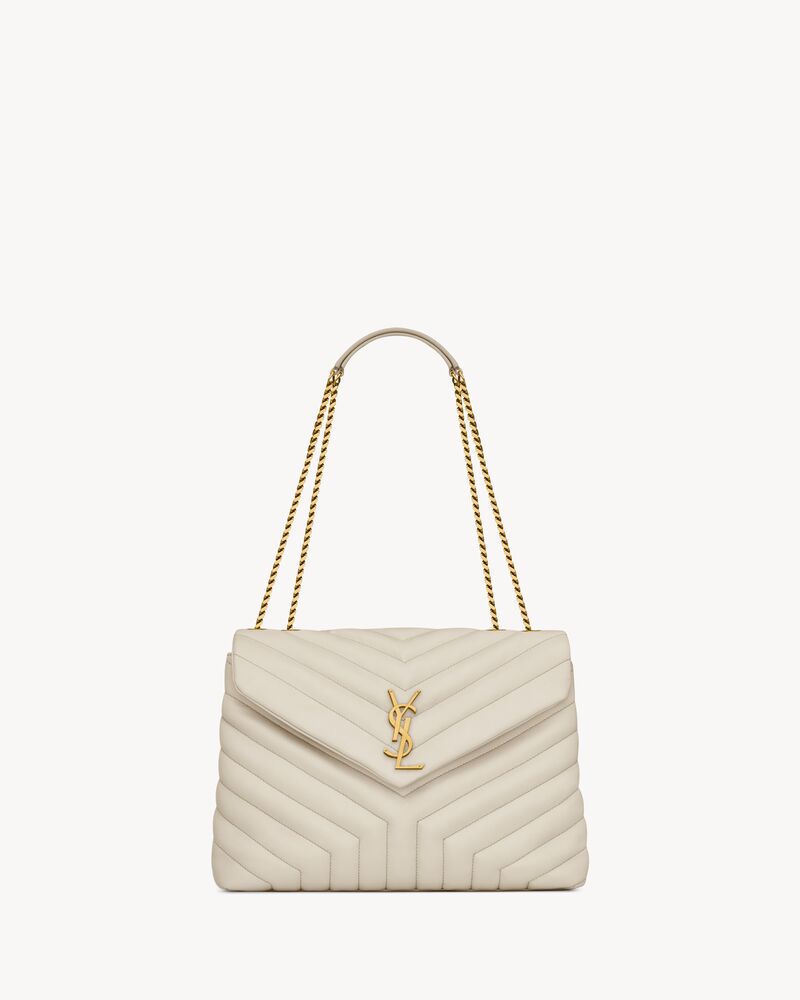 LOULOU MEDIUM TASCHE AUS „Y“-FÖRMIG GESTEPPTEM LEDER