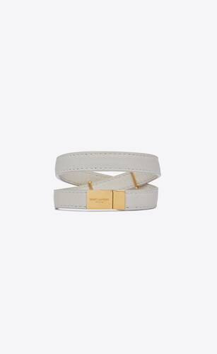 opyum double wrap bracelet in vintage lambskin