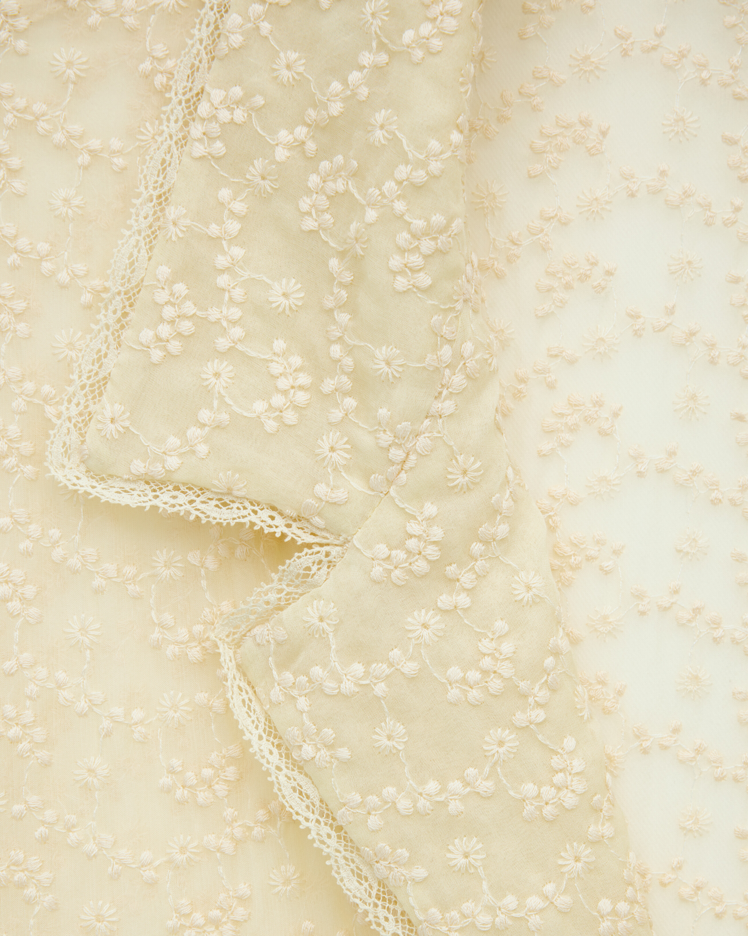 broderie anglaise pajama set in muslin