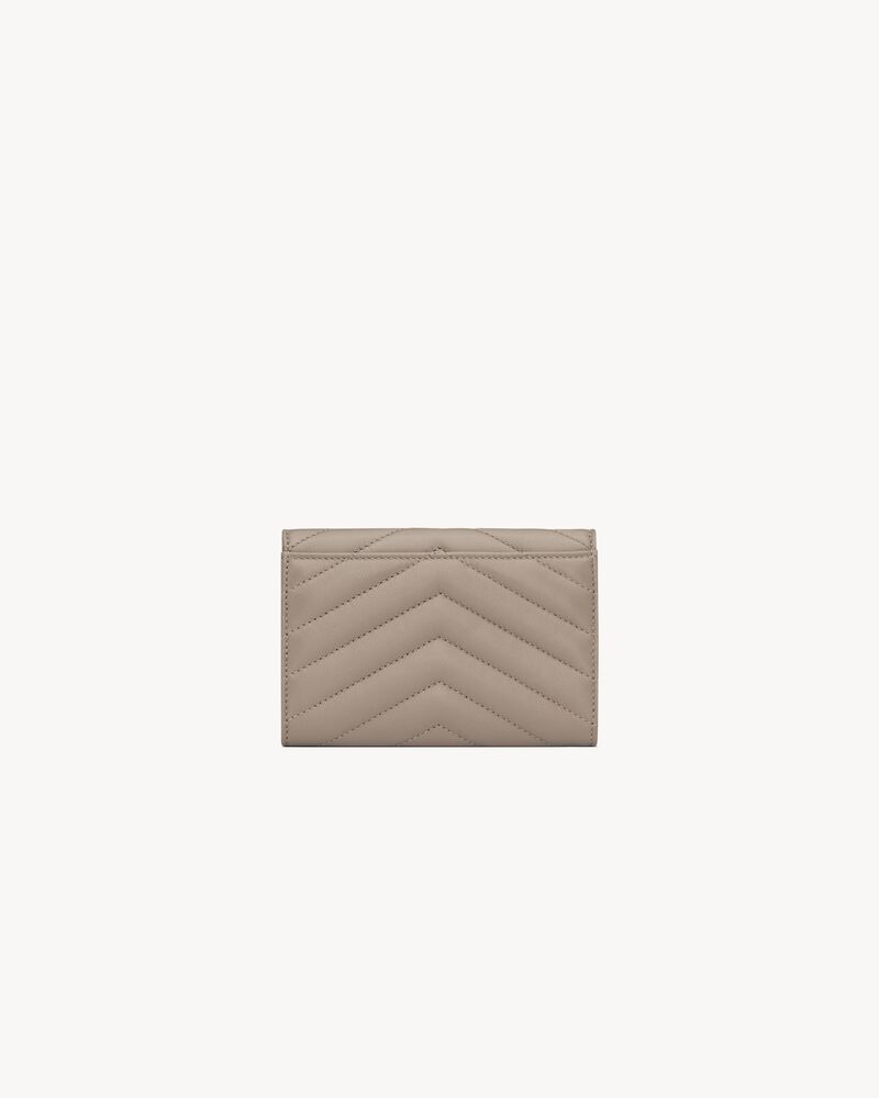 CASSANDRE MATELASSÉ small envelope wallet in lambskin