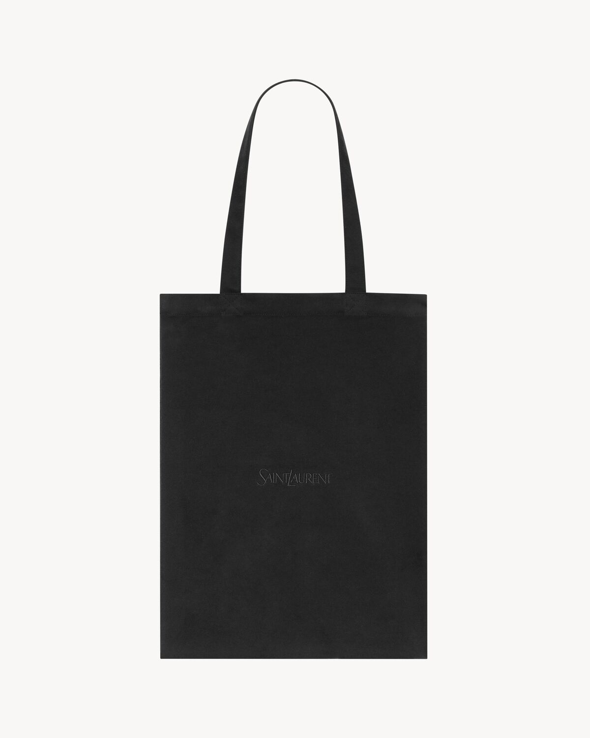 small saint laurent totebag in brushed cotton