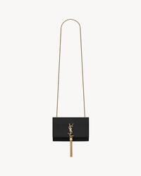 KATE SMALL TASSEL IN GRAIN DE POUDRE EMBOSSED LEATHER