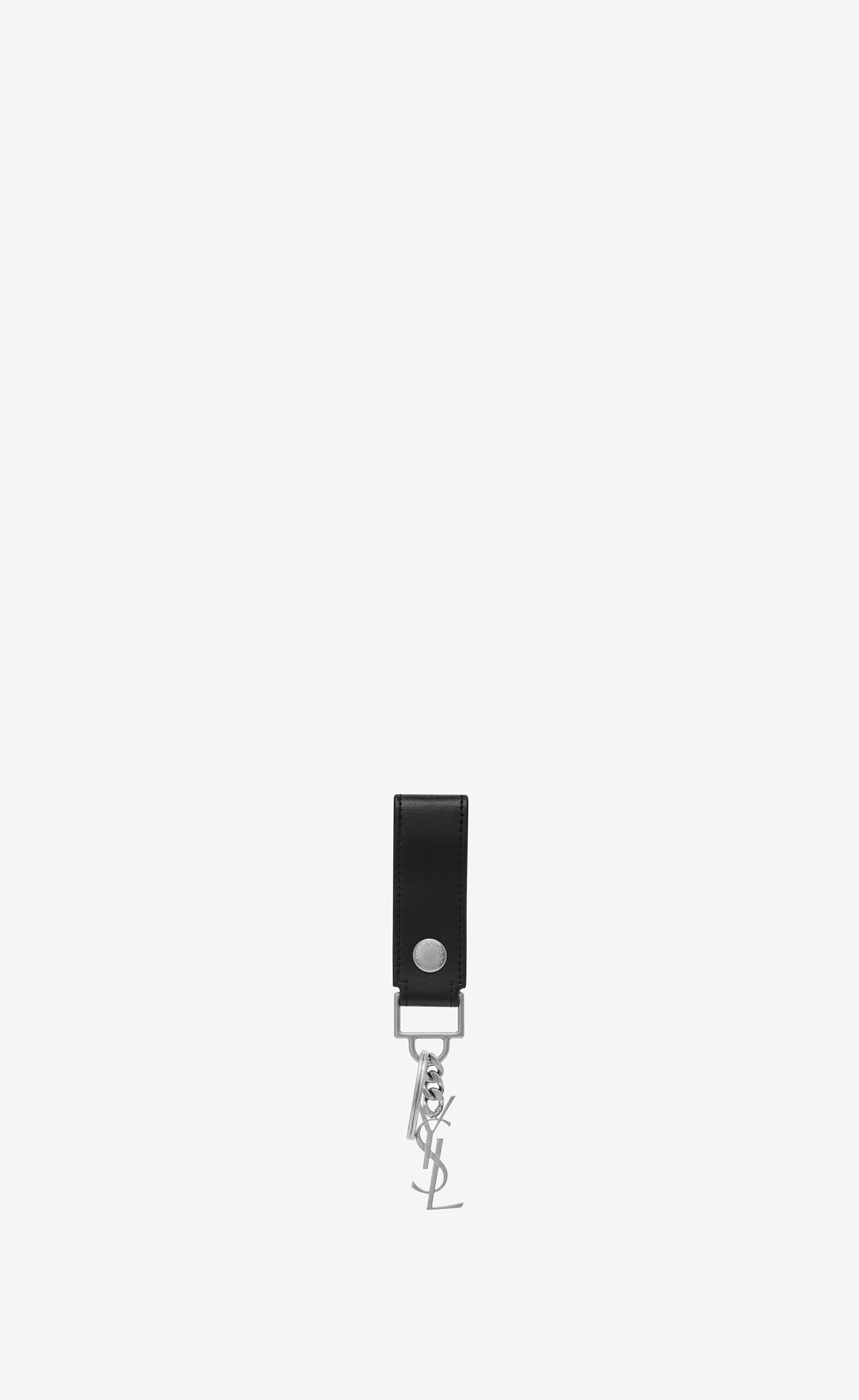 cassandre key ring in smooth leather