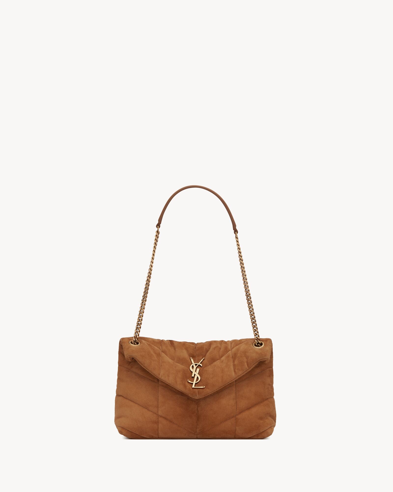 PUFFER SMALL in suede — 5774761U8377761