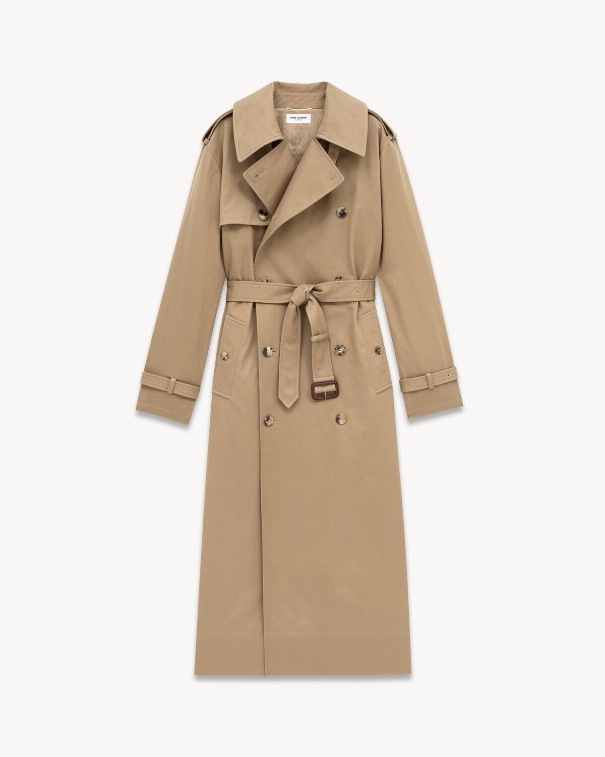 Trench Coat in Cotton Serge