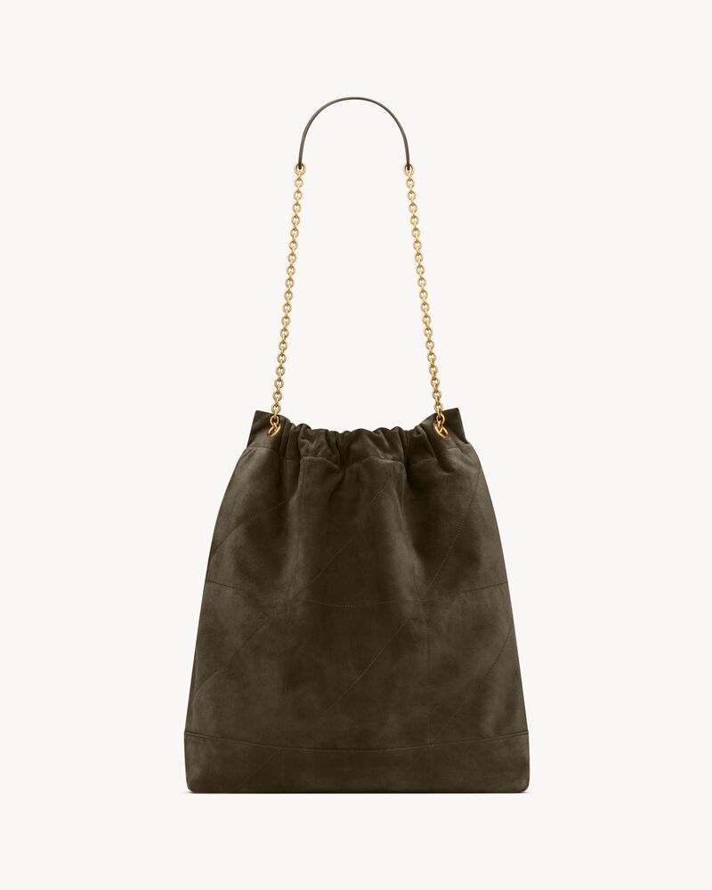 JAMIE large POCHON in suede