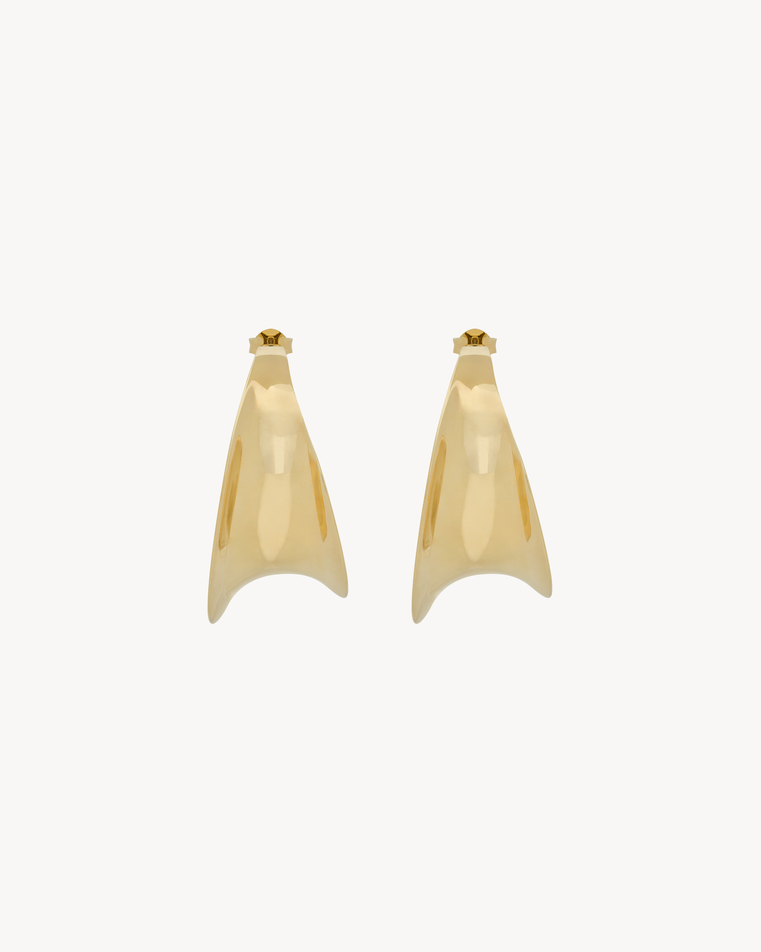hoop earrings in metal