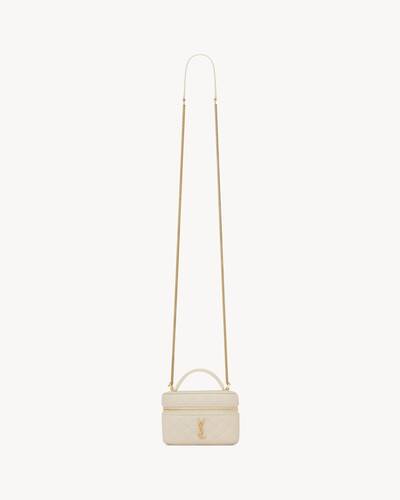 【Saint Laurent】マイクロギャビーキルティングバニティバッグ Saint Laurent】マイクロギャビーキルティングバニティバッグ