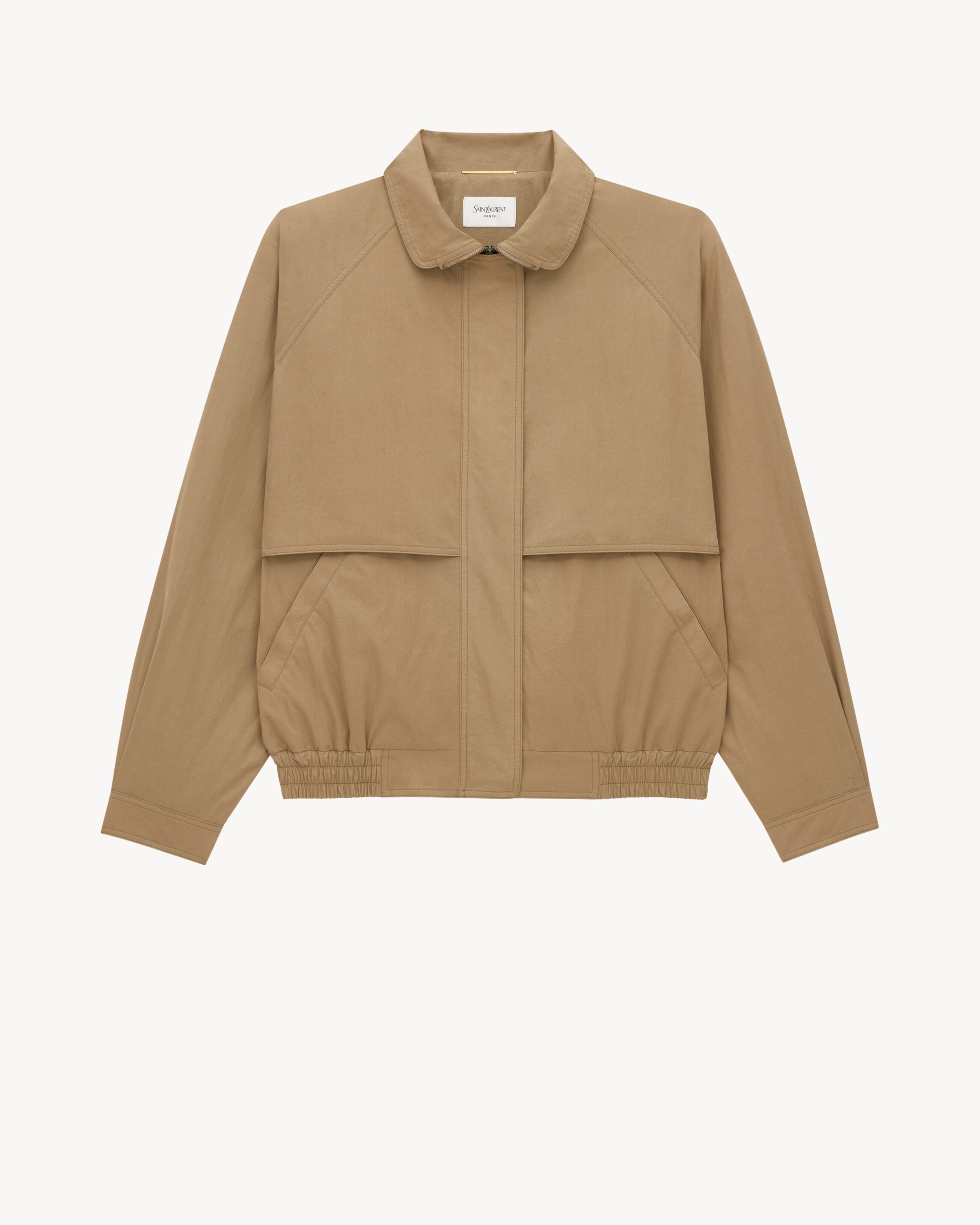 jacket in cotton canvas