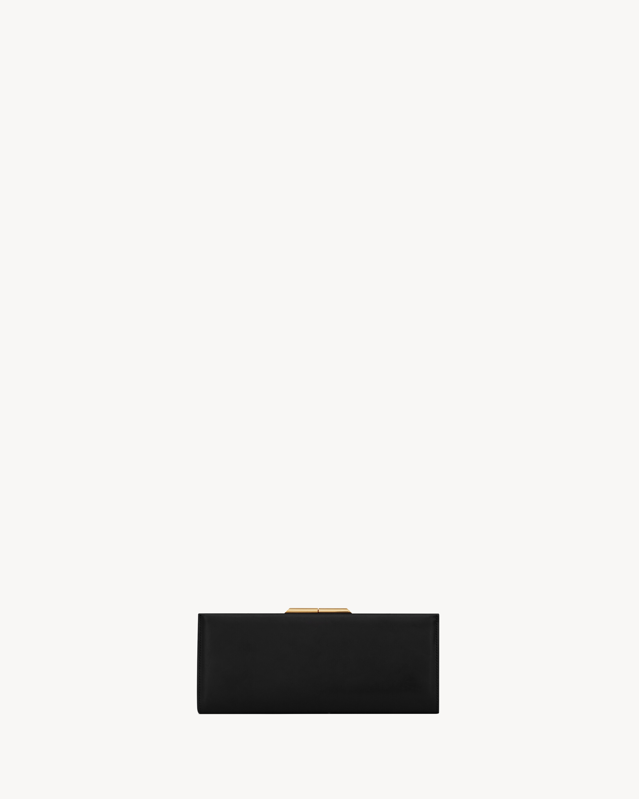 Midnight small clutch in smooth leather