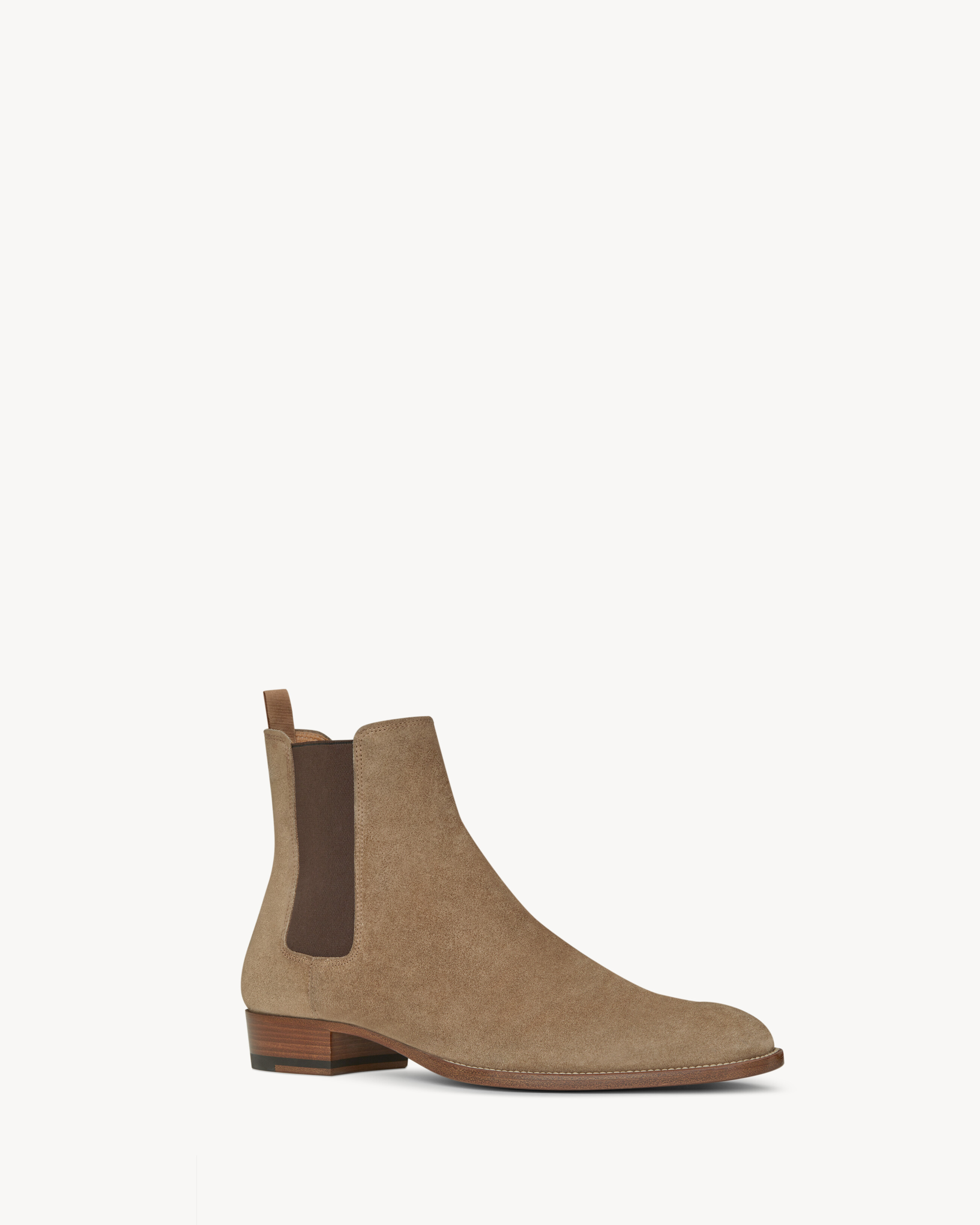 Suede Boots Yves Saint Laurent Femme Bottes Femme En Daim Yves